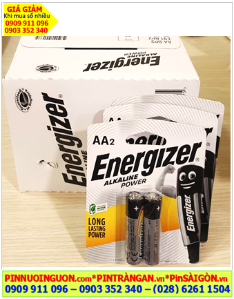 COMBO 01hộp (20vỉ=40viên) Pin AA 1.5v Energizer E91-BP2 /LR6 MẪU MỚI _Giá chỉ 640.000/Hộp